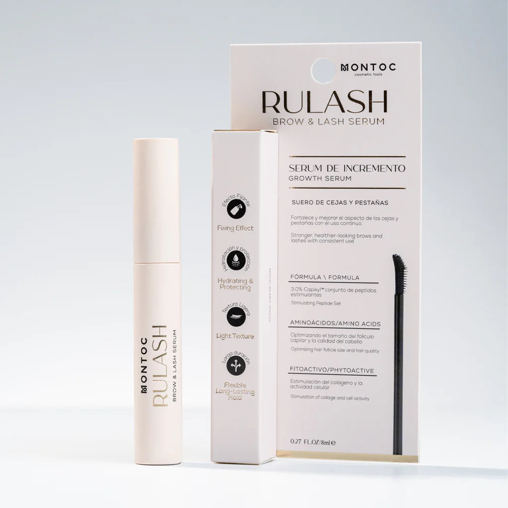 Serum Fijador Y Fortalecedor De Cejas Y Pestañas Rulash Brow & Lash Montoc 8Ml