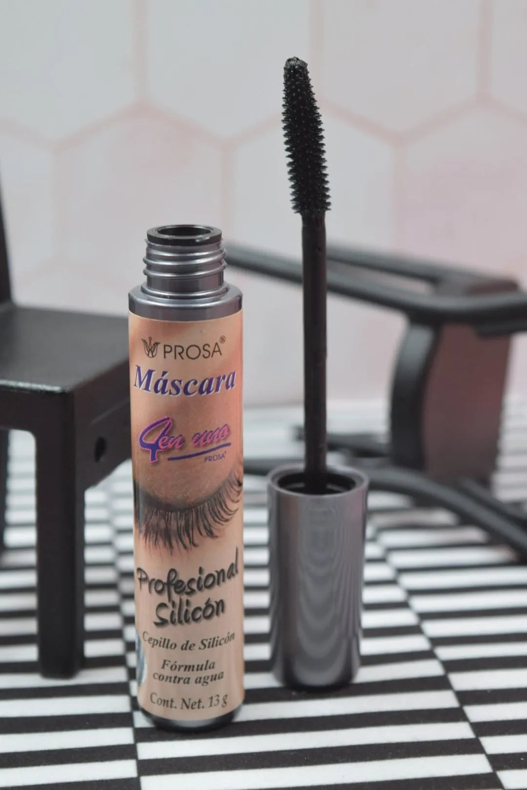 Pestañina Profesional Silicon (Empaque Gris Oscuro) Prosa