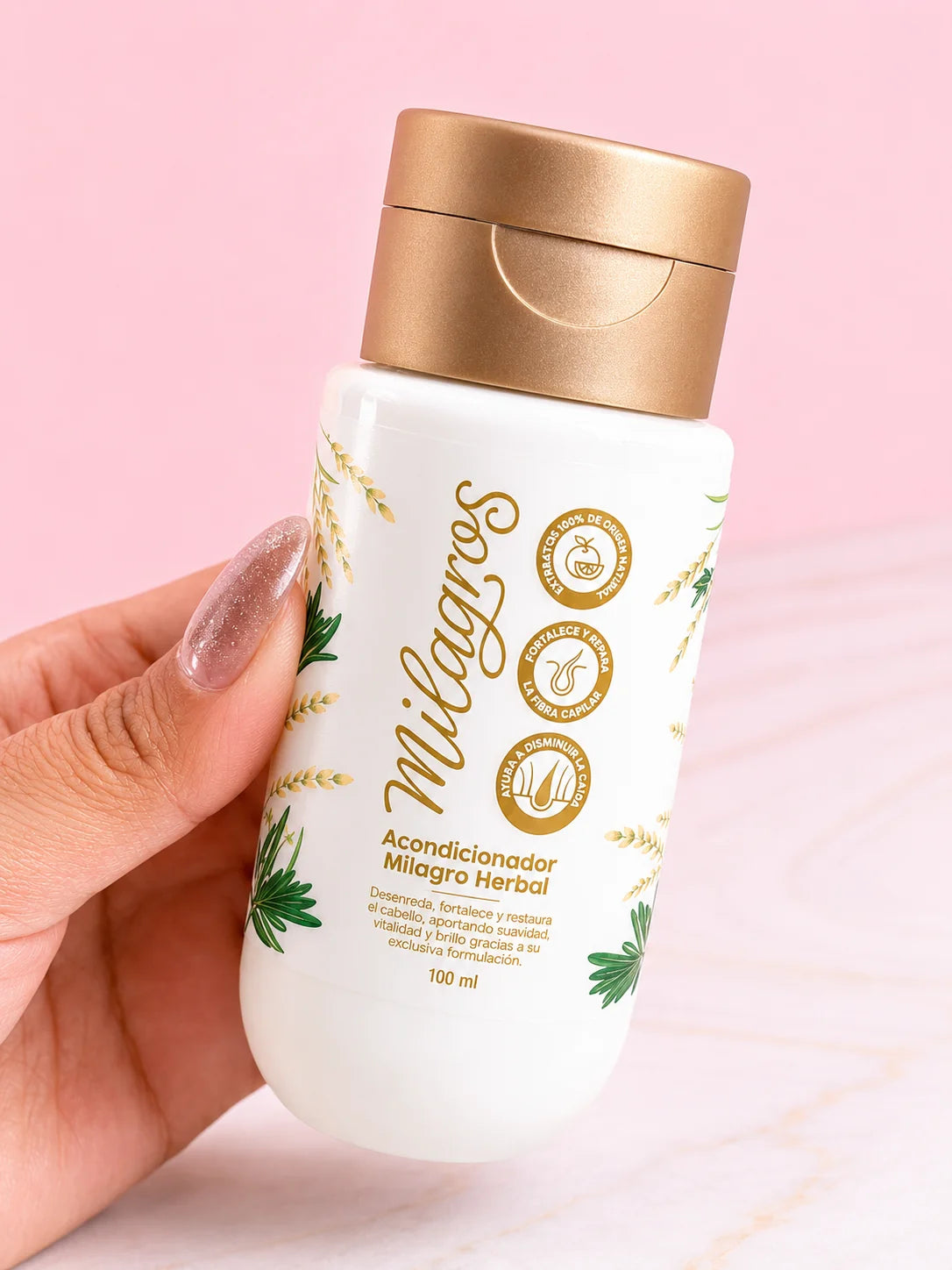 Mini Acondicionador Herbal Milagros 100Ml