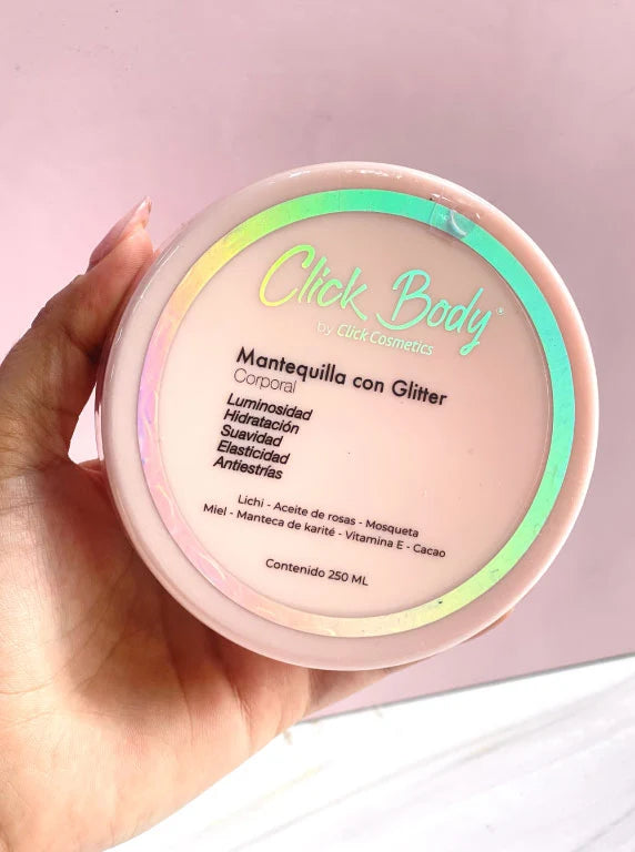 Mantequilla Con Glitter Corporal Click Hair