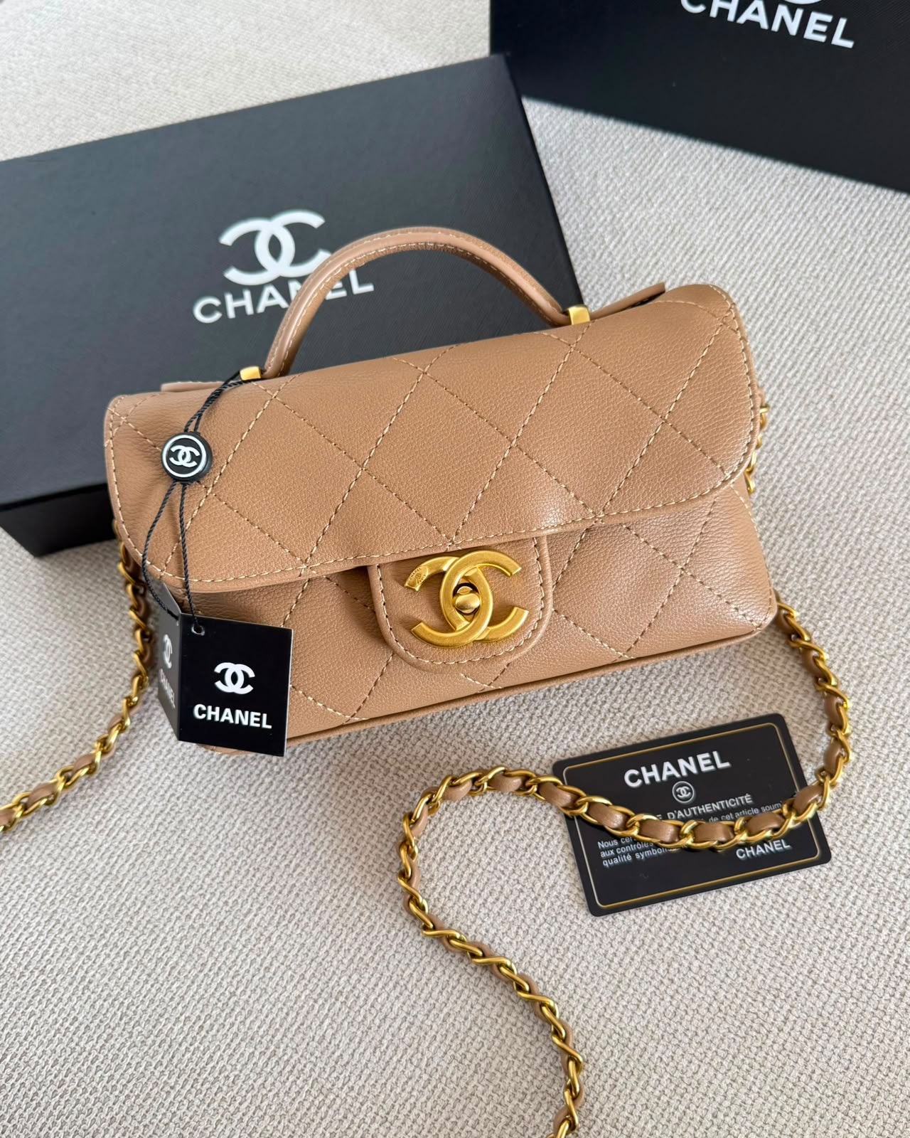 BOLSO CHANEL CAMEL