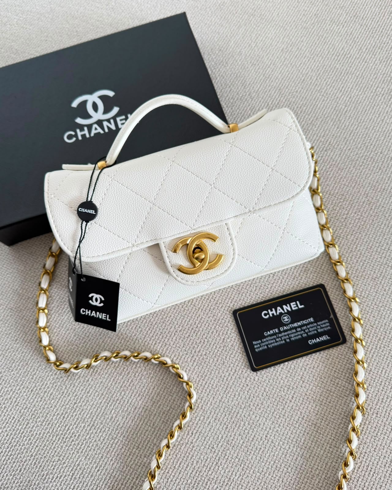 BOLSO CHANEL BLANCO