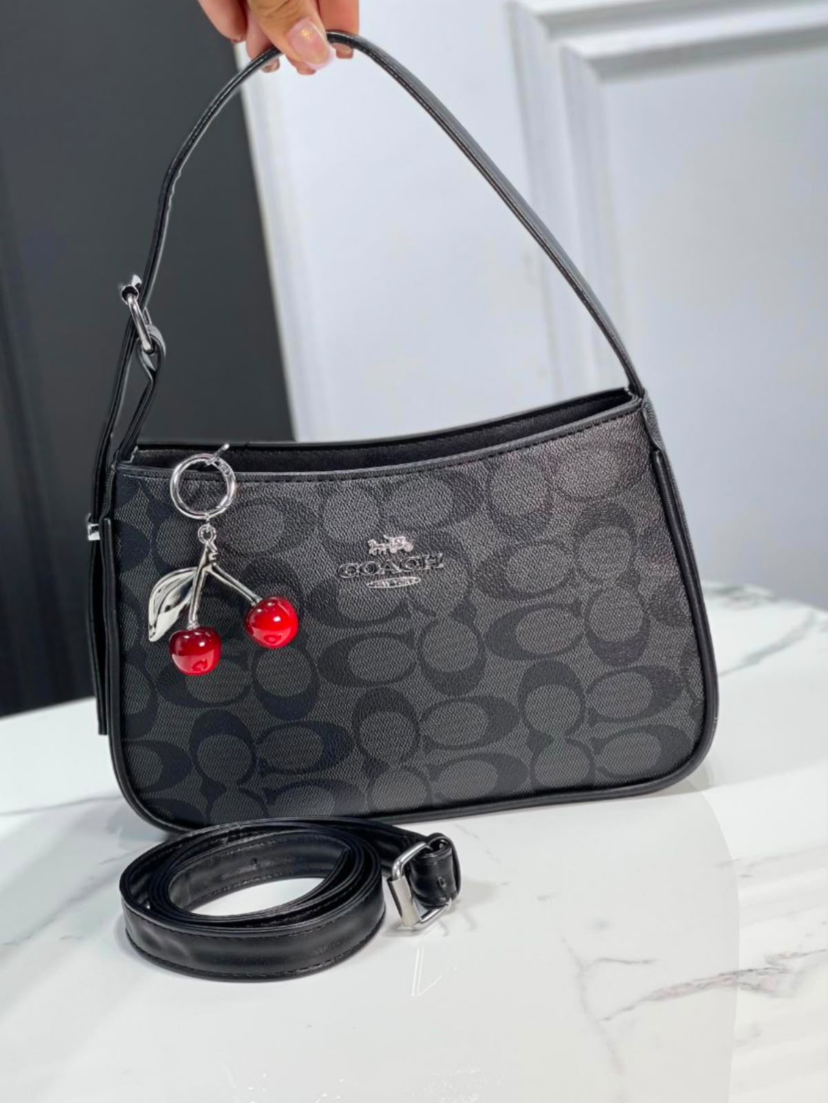 BOLSO COACH NEGRO