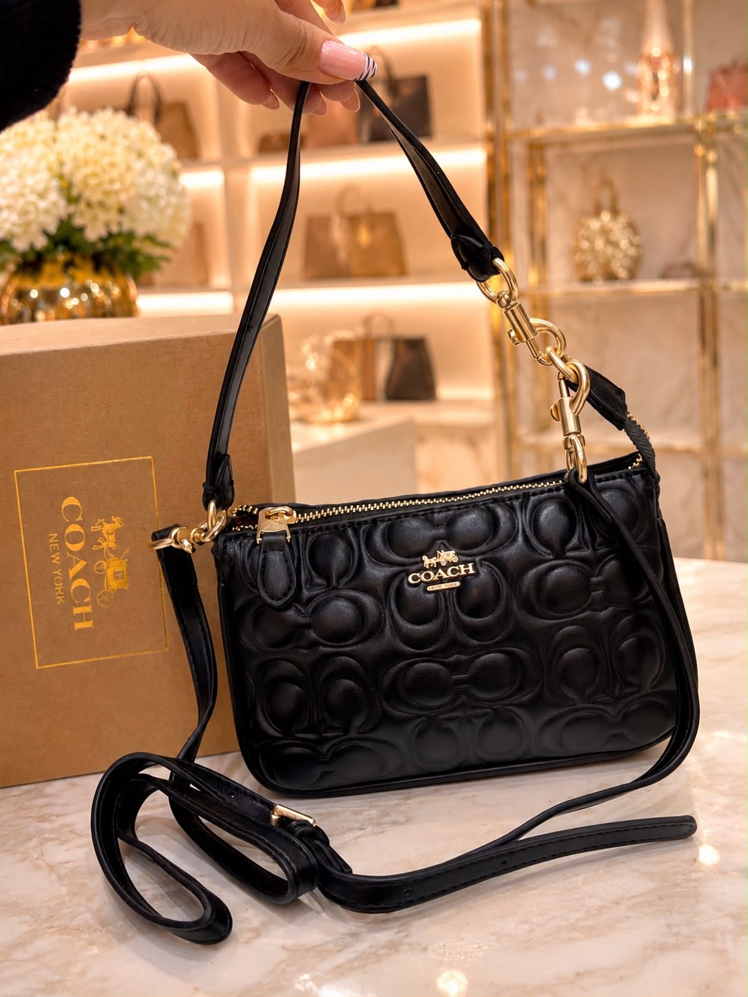 BOLSO COACH NEGRO