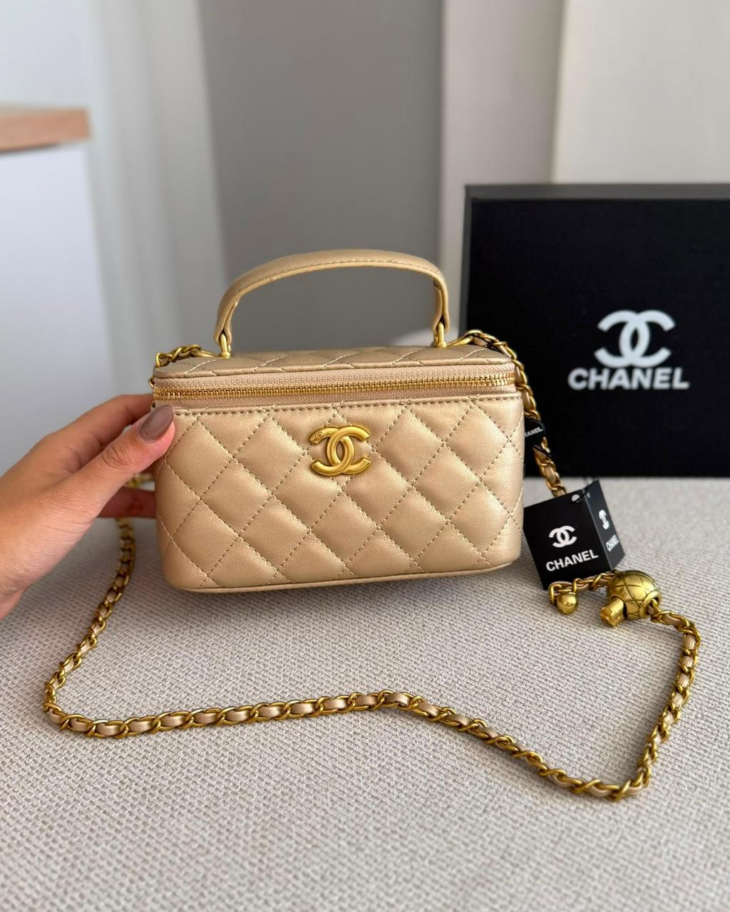 BOLSO CHANEL DORADO