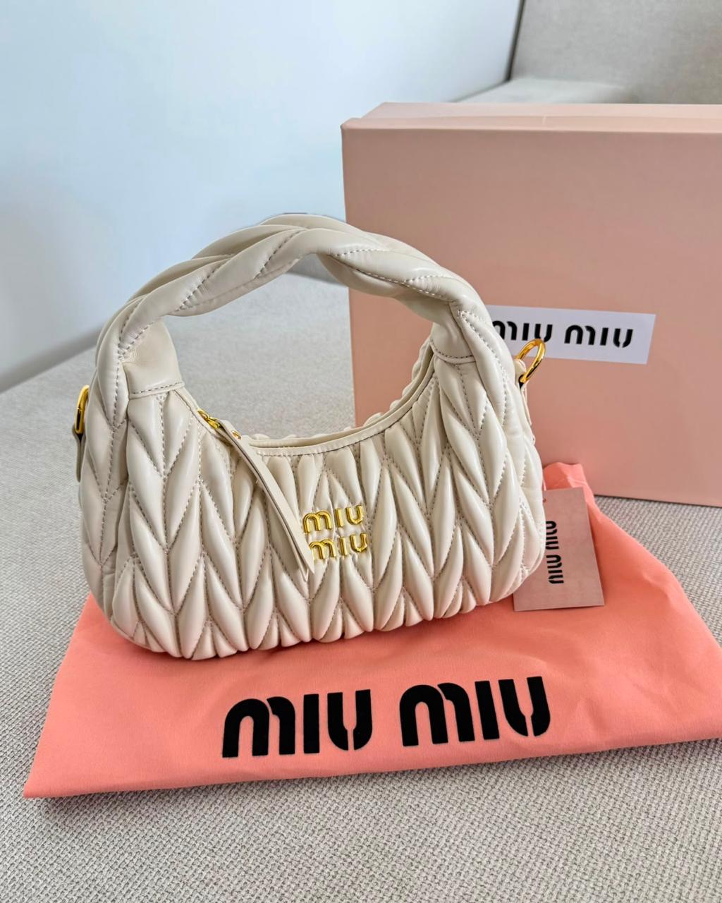 BOLSO MIU MIU BEIGE