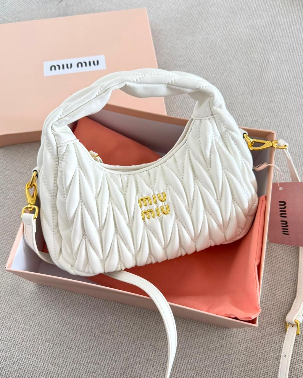 BOLSO MIU MIU BLANCO