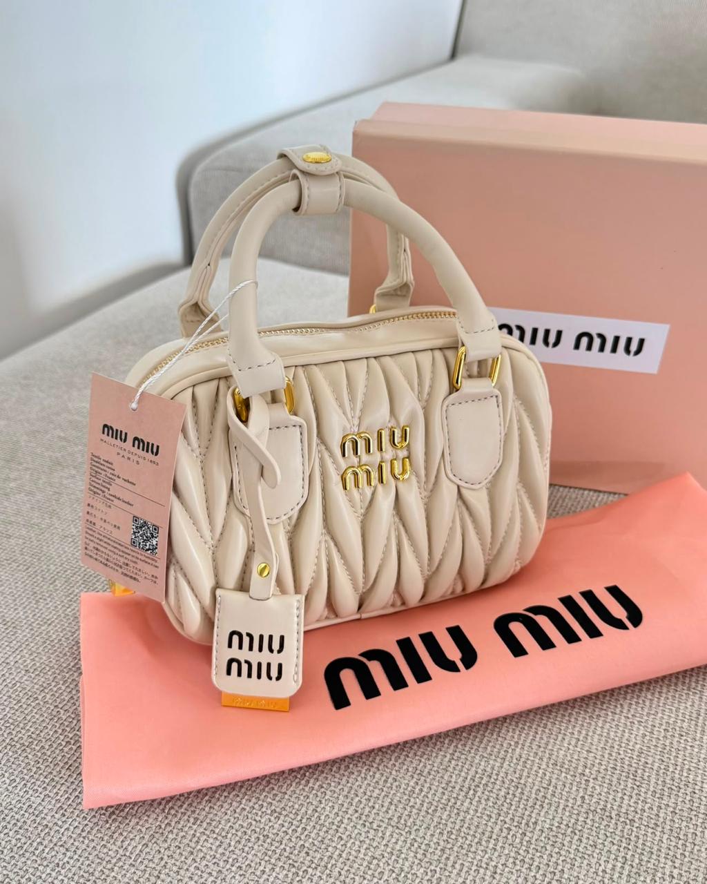 BOLSO  MIU MIU BLANCO