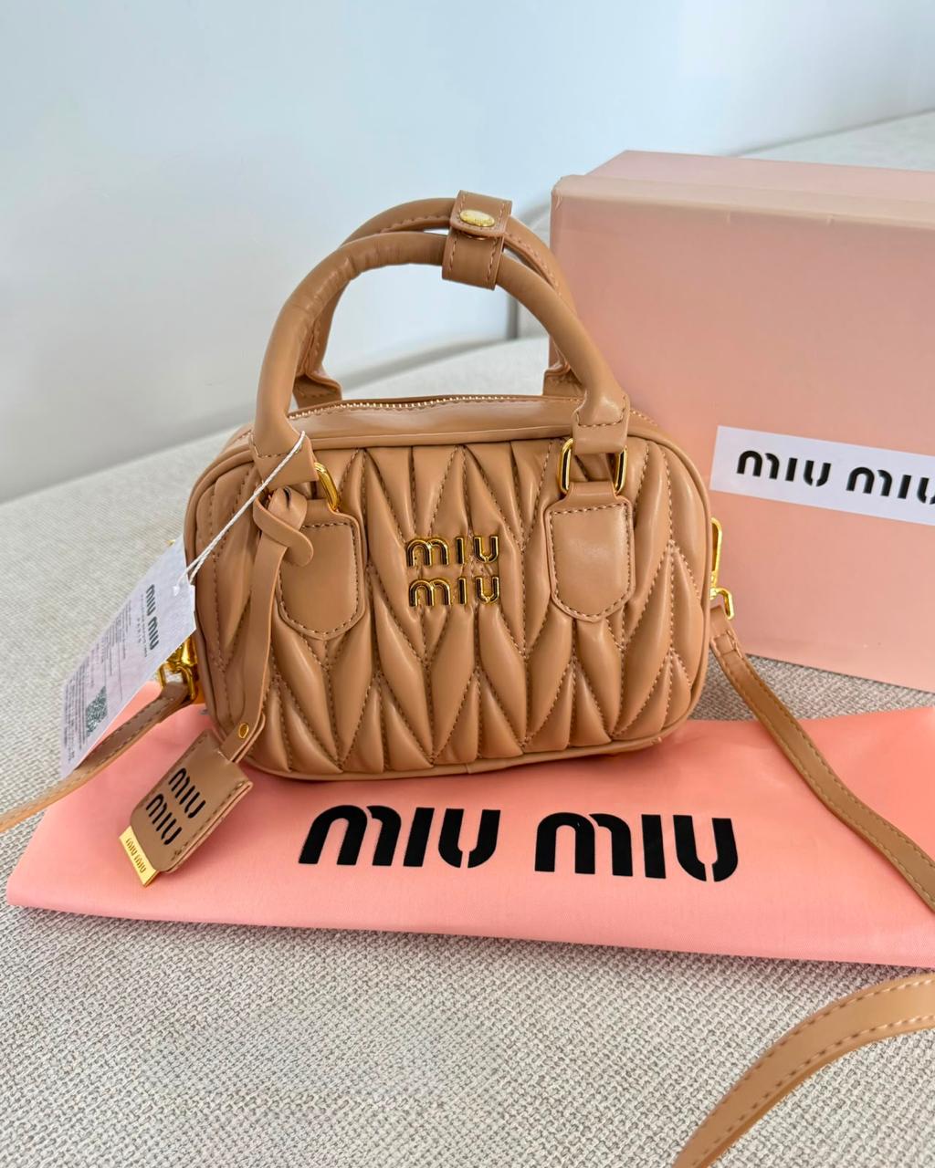BOLSO  MIU MIU CAMEL