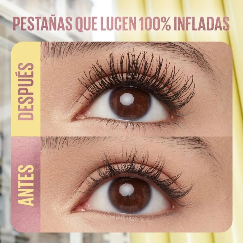 Pestañina Colossal Bubble Waterproof Very Black Maybelline